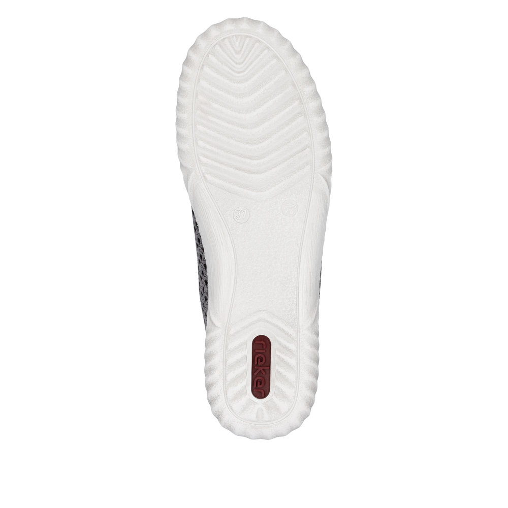 detail Dámské mokasíny Rieker N0965-43 šedá