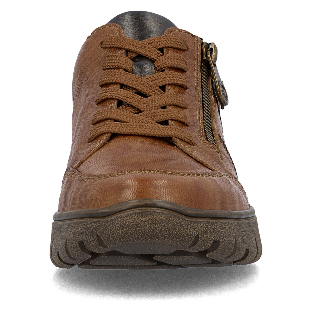 detail Dámské kožené tenisky Rieker N1301-22 hnědá