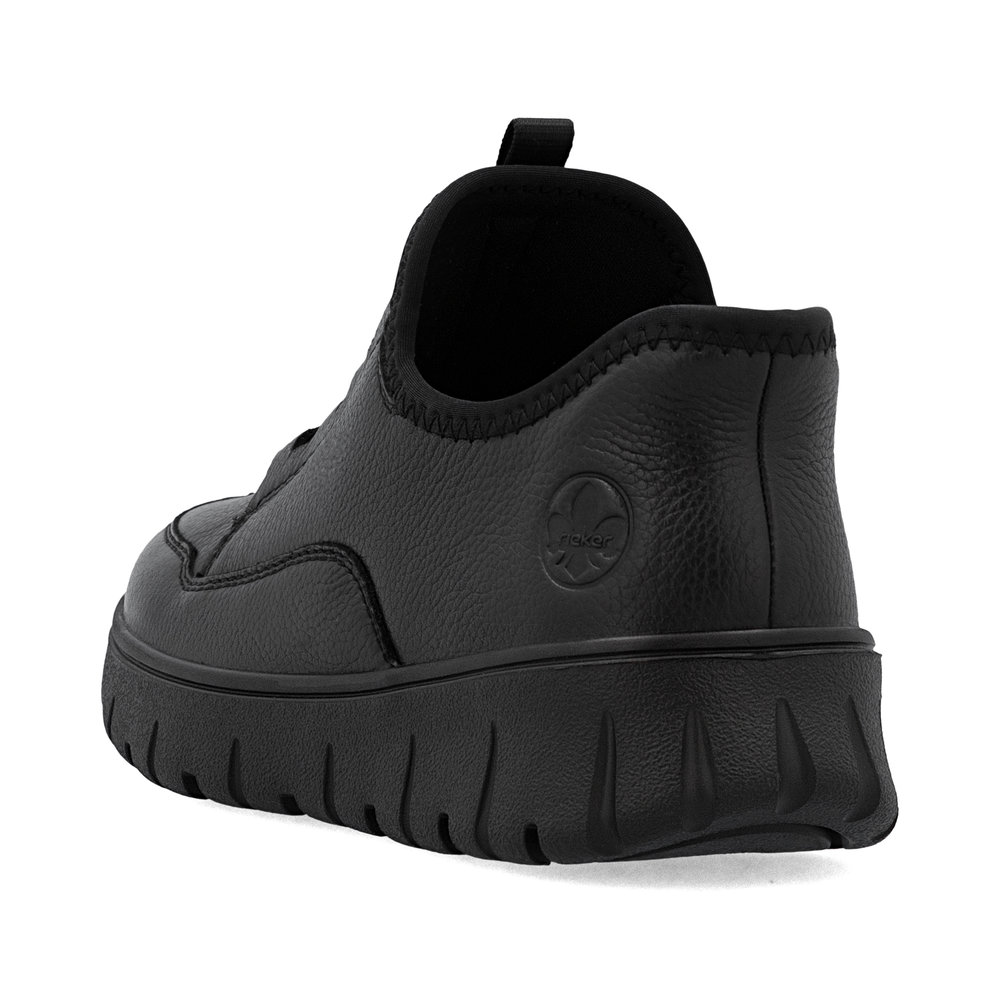 detail Dámské kožené tenisky Rieker N1357-00 černá