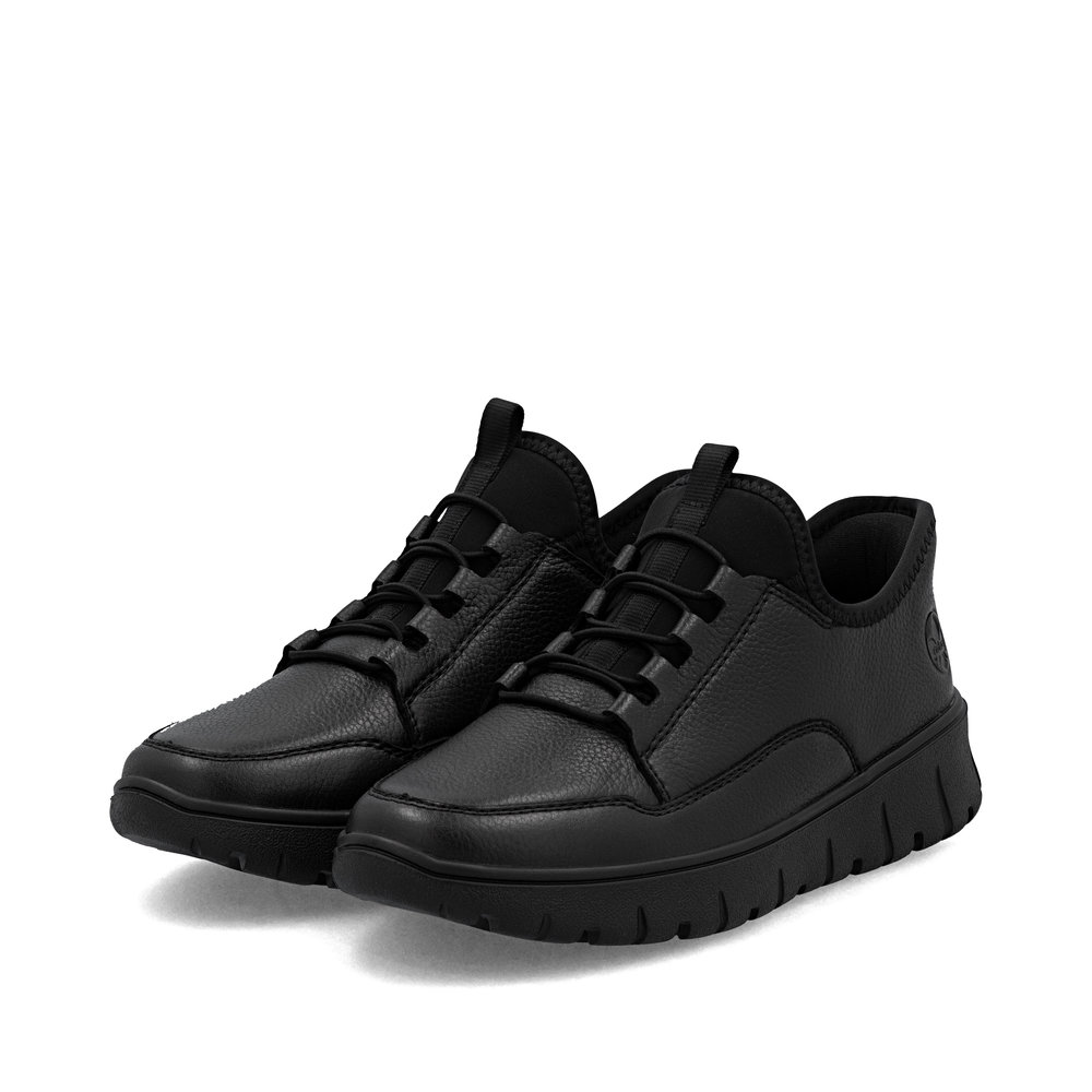 detail Dámské kožené tenisky Rieker N1357-00 černá