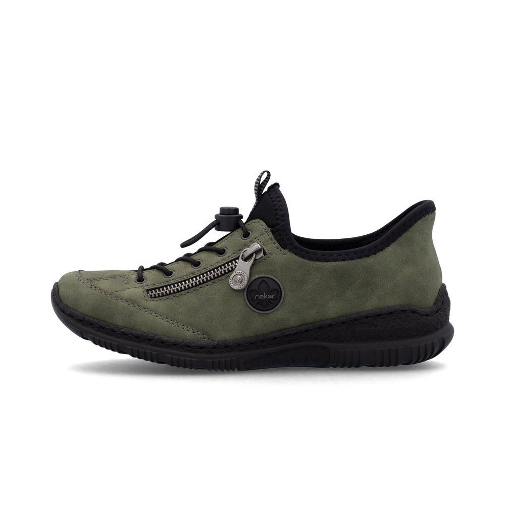 detail Dámské tenisky Rieker N3267-54 zelená