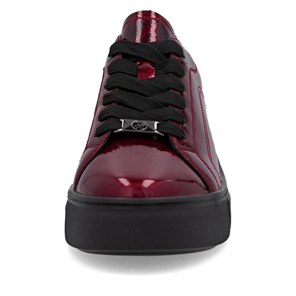 detail Dámské kožené tenisky Rieker W2601-35 červená