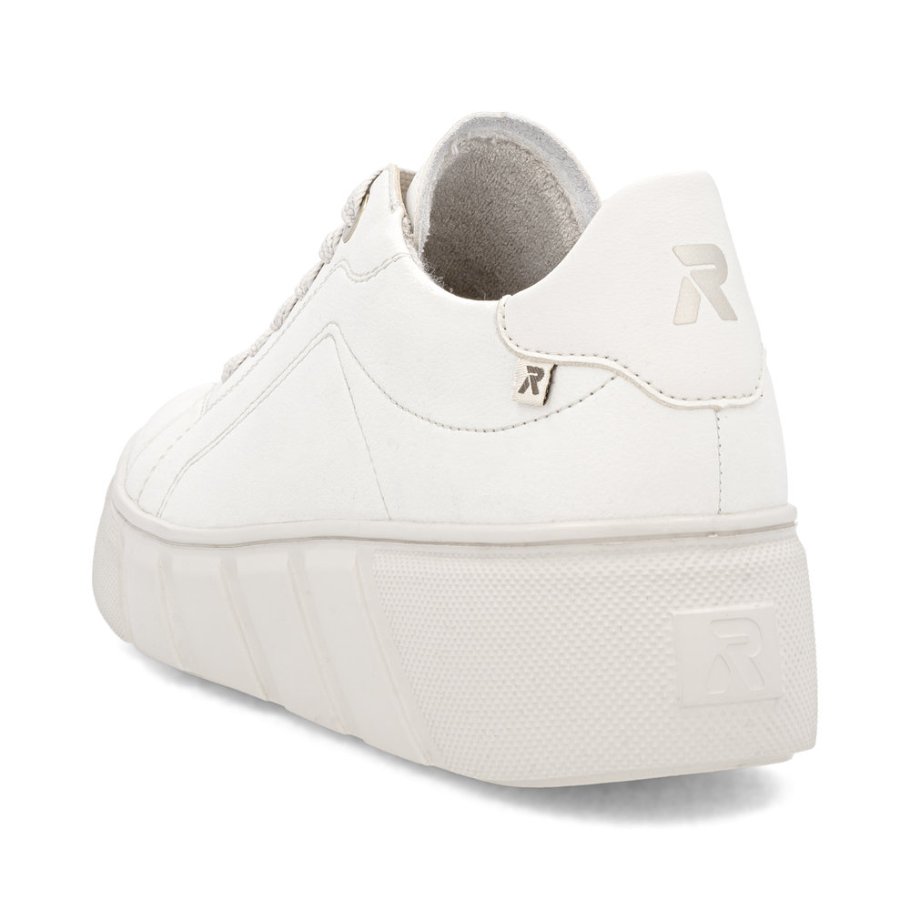 detail Dámské kožené tenisky Rieker W2601-82 bílá