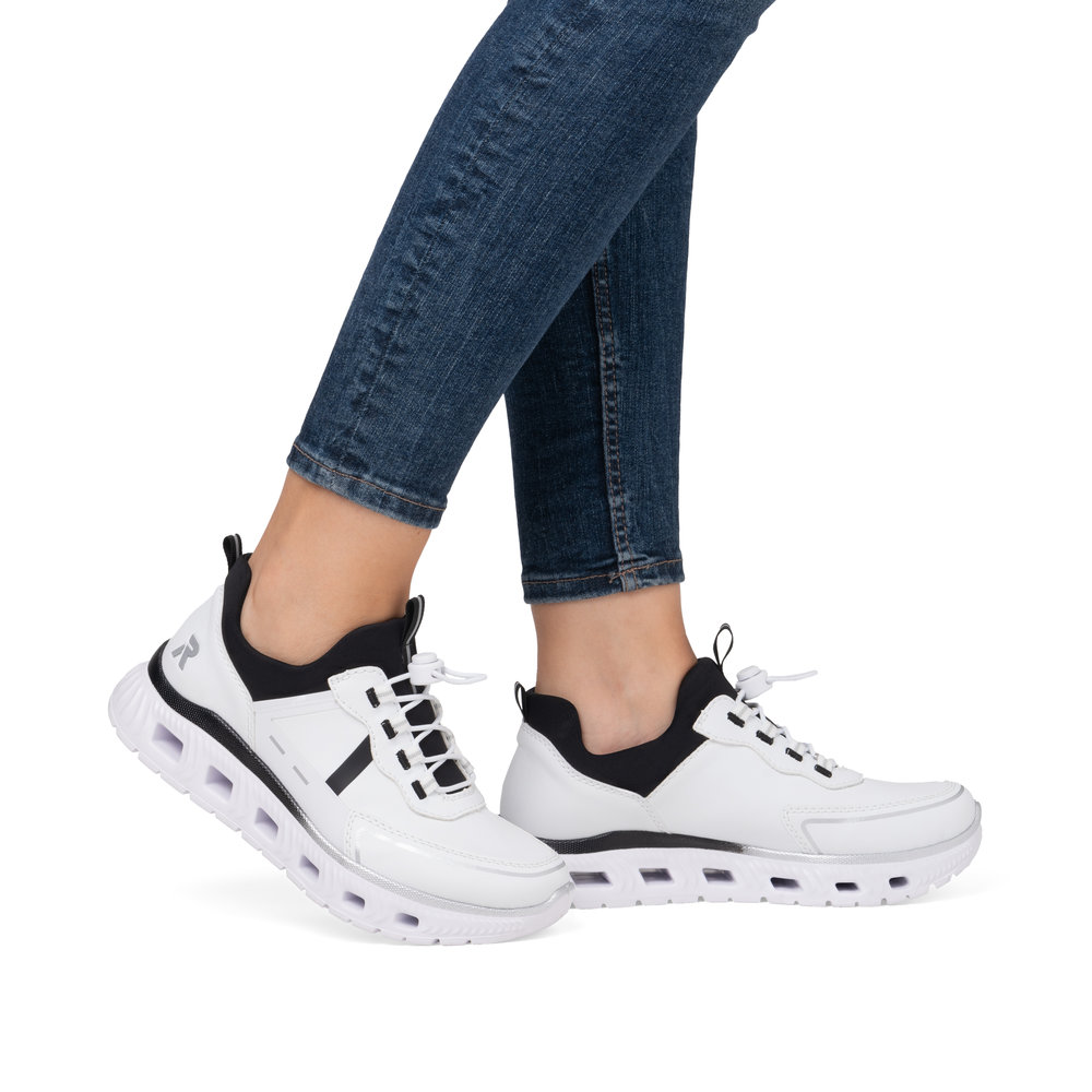 detail Dámské tenisky Rieker M6062-80 bílá