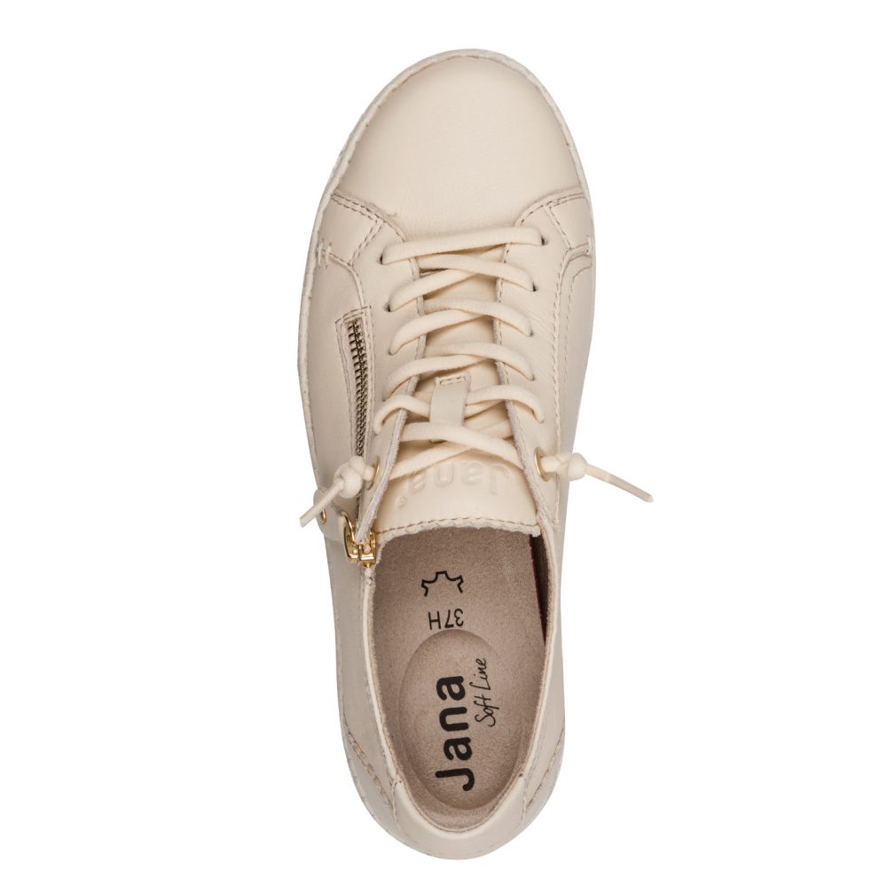 detail Dámské kožené tenisky Jana 23704-46 400 béžová