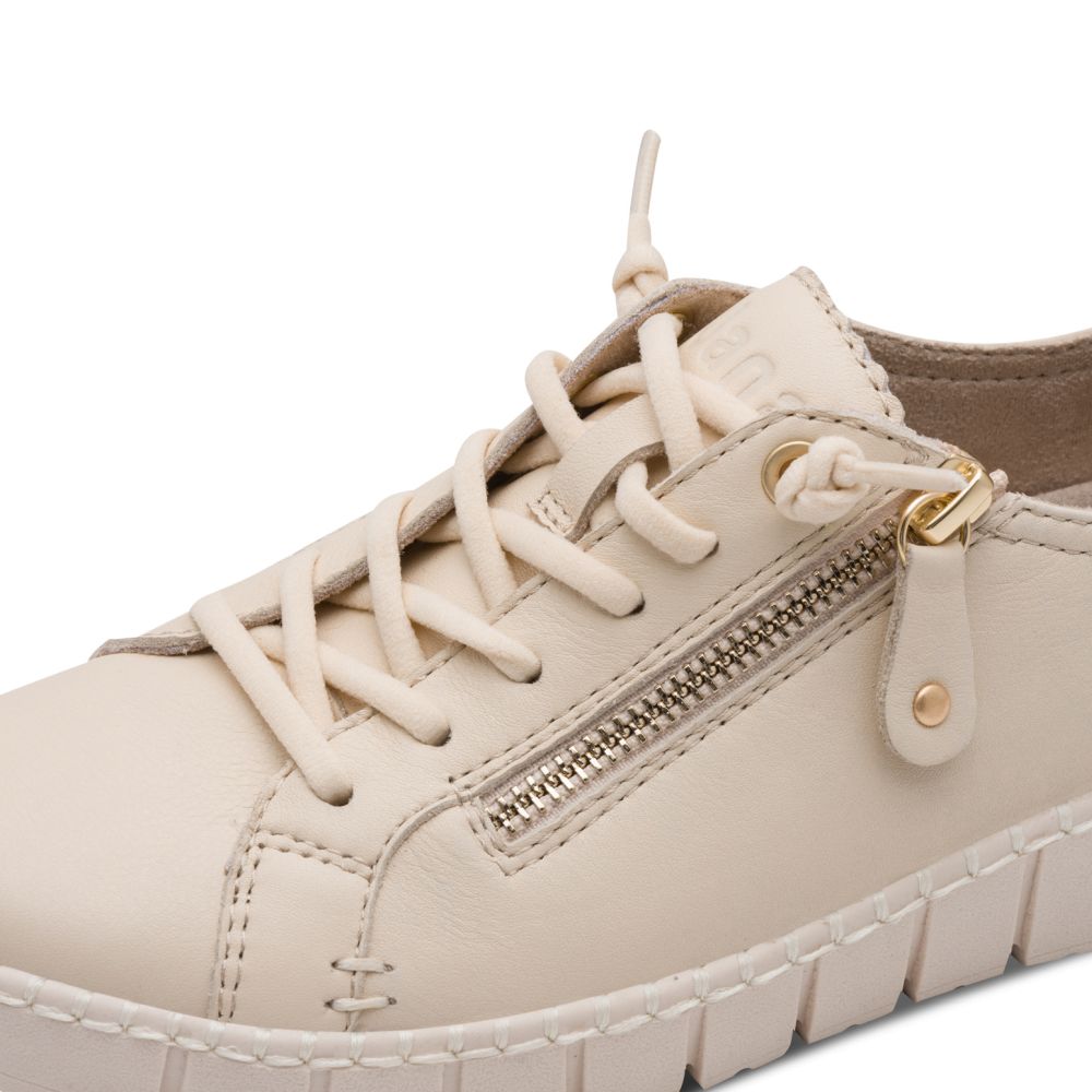 detail Dámské kožené tenisky Jana 23704-46 400 béžová