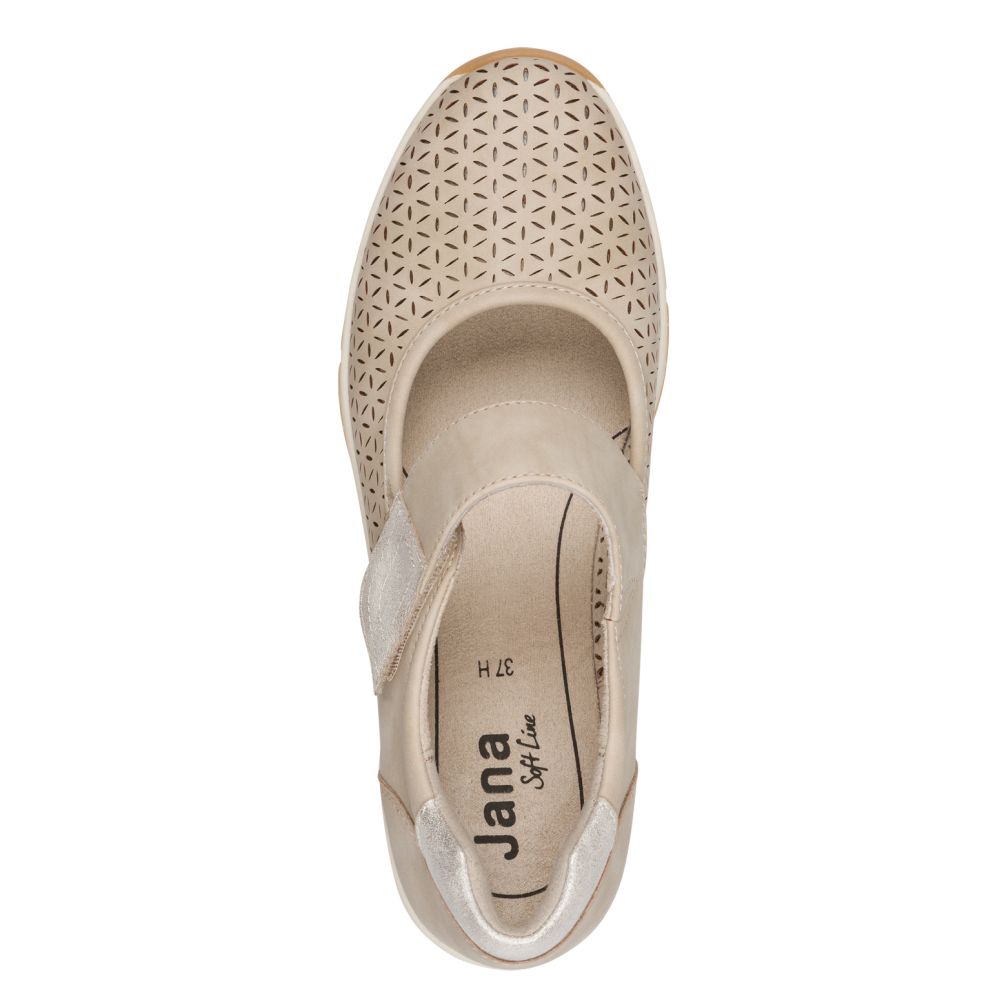 detail Dámské polobotky Jana 24664-42 341 taupe