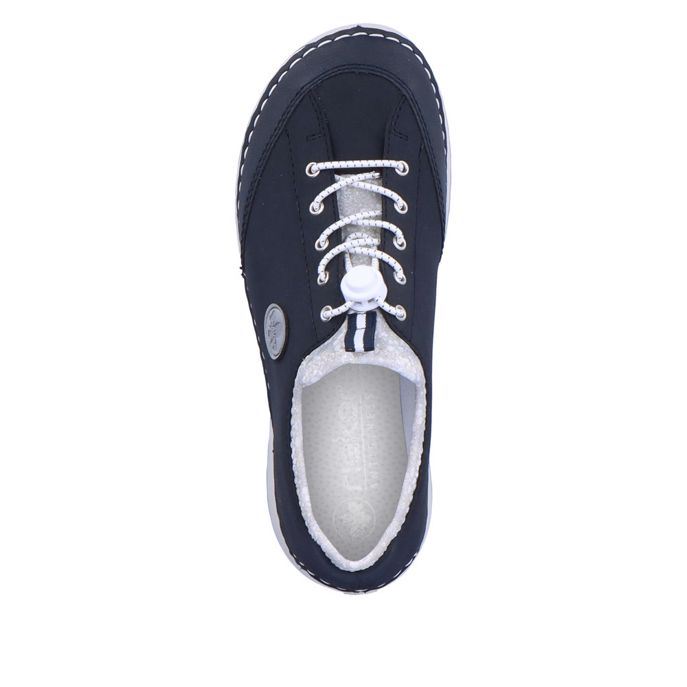 detail Dámské polobotky Rieker 51558-14 modrá