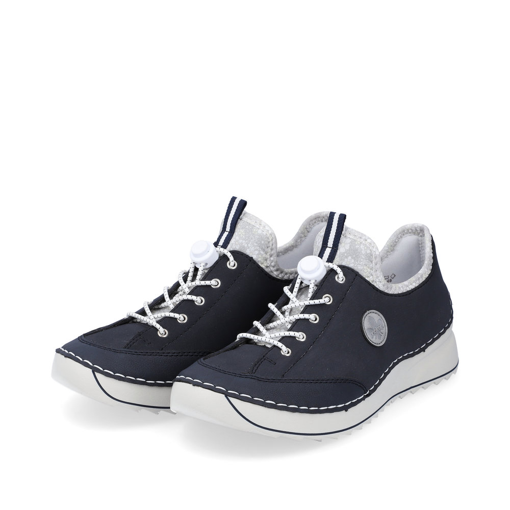 detail Dámské polobotky Rieker 51558-14 modrá