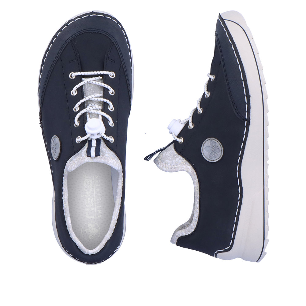 detail Dámské polobotky Rieker 51558-14 modrá