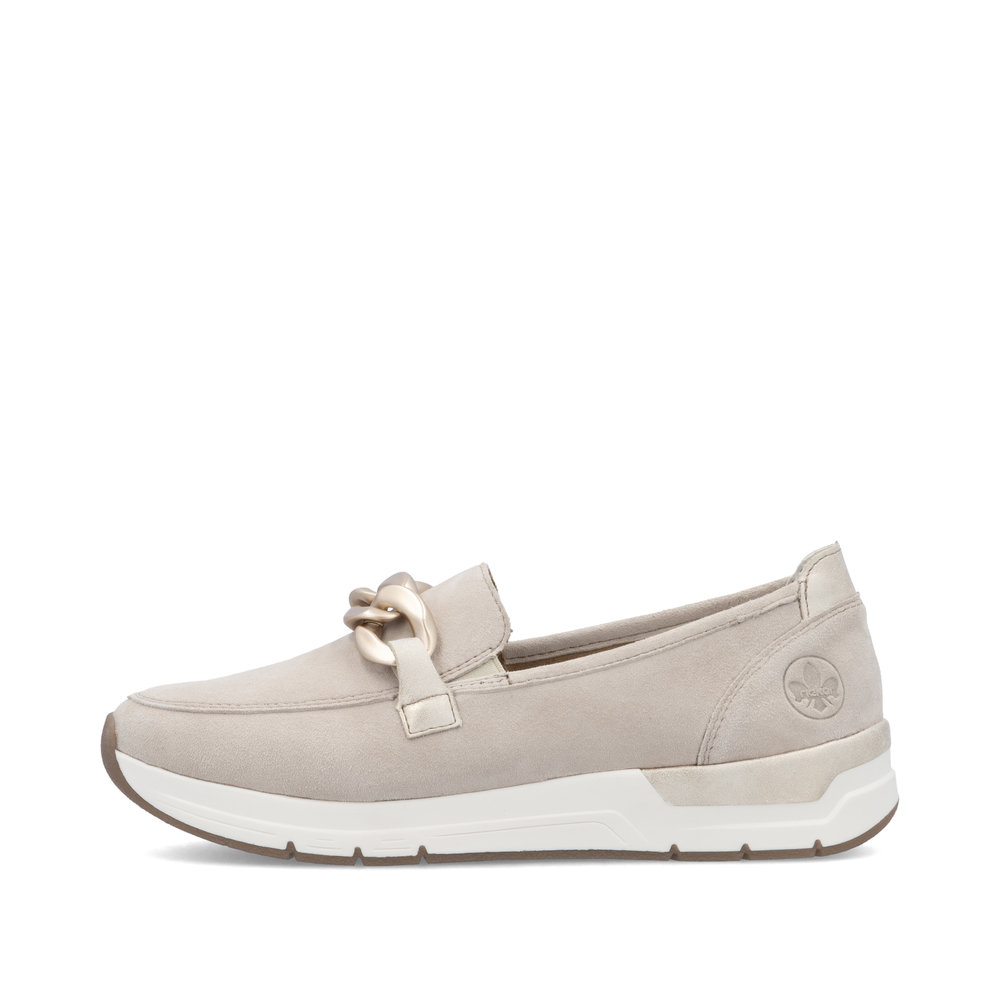 detail Dámské mokasíny Rieker 58944-60 béžová