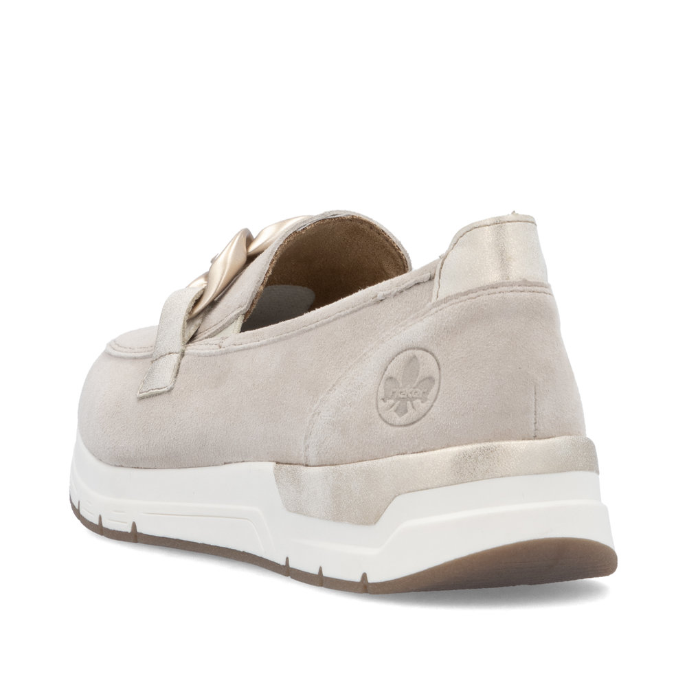 detail Dámské mokasíny Rieker 58944-60 béžová