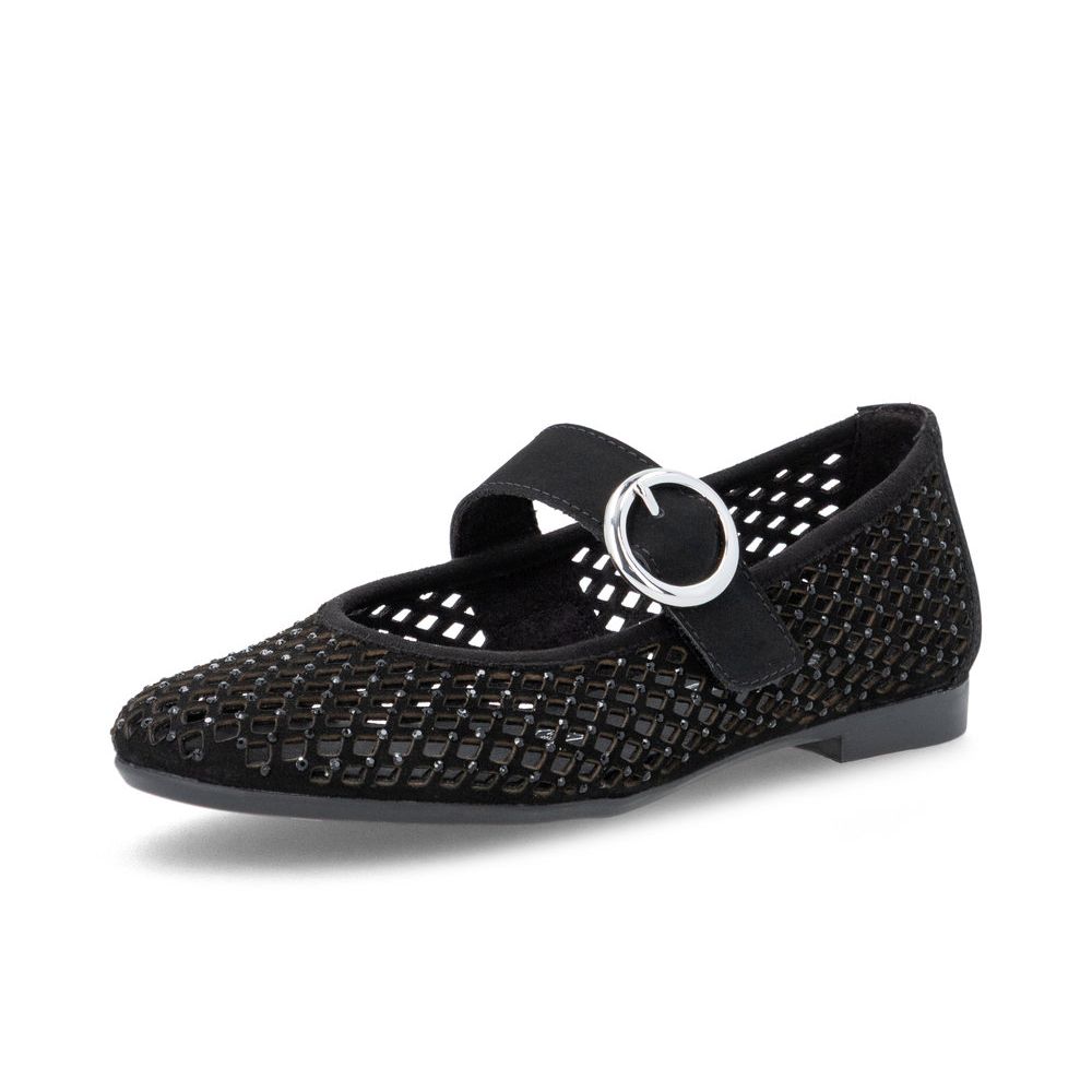 detail Dámské baleríny Remonte D0K18-02 černá