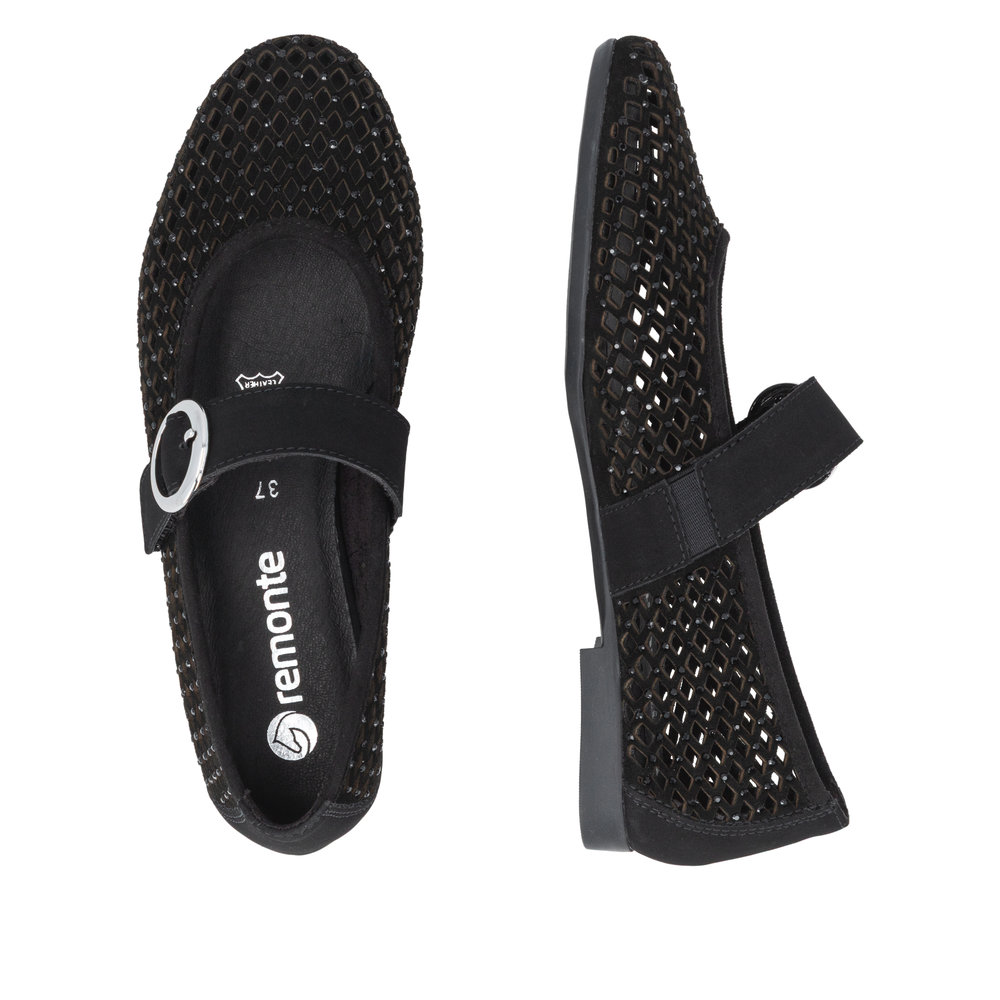 detail Dámské baleríny Remonte D0K18-02 černá