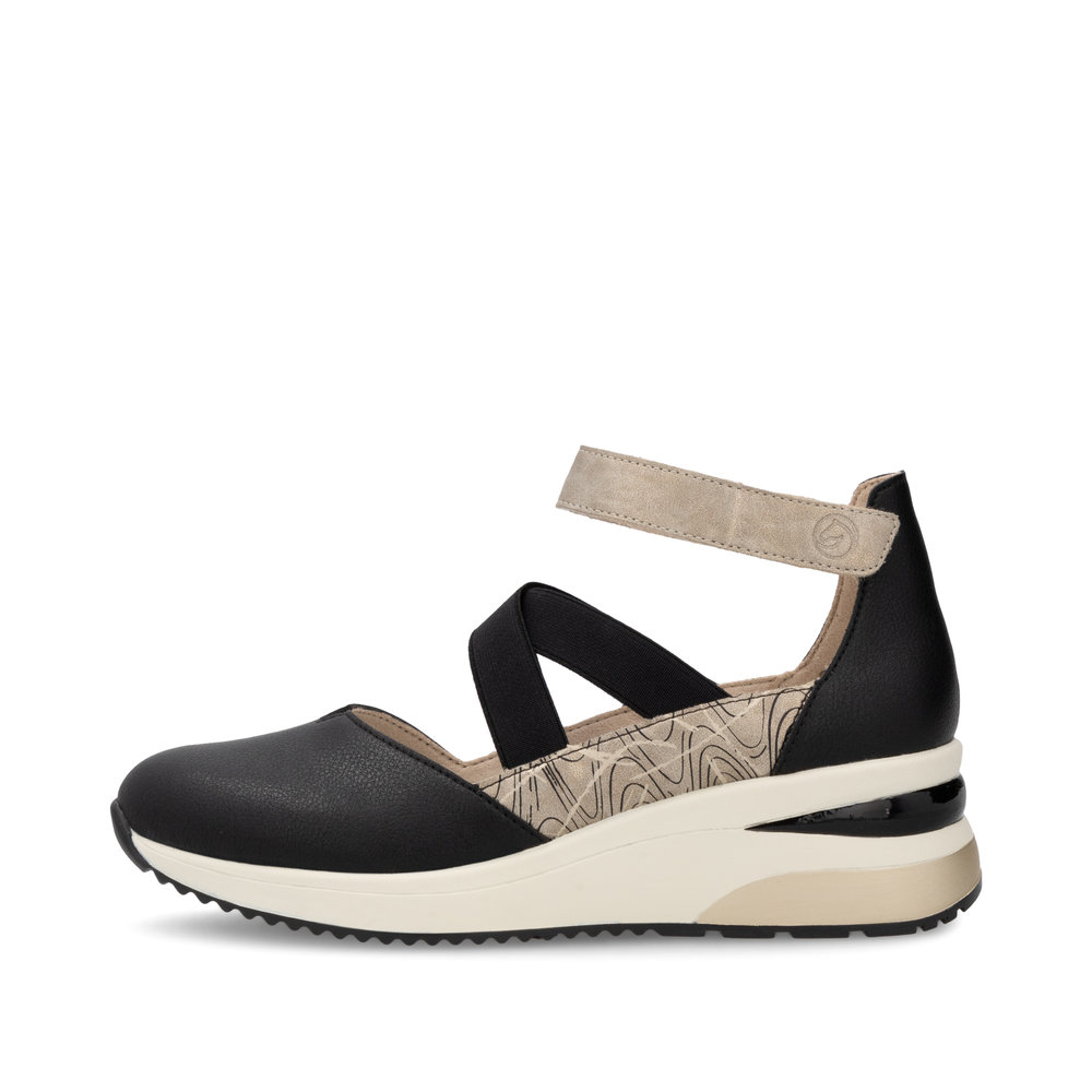 detail Dámské baleríny Remonte D2411-03 černá