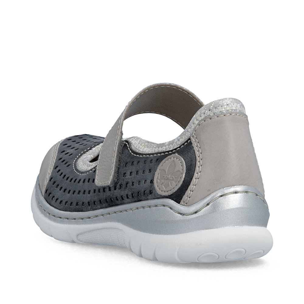 detail Dámské baleríny Rieker L32B5-42 modrá