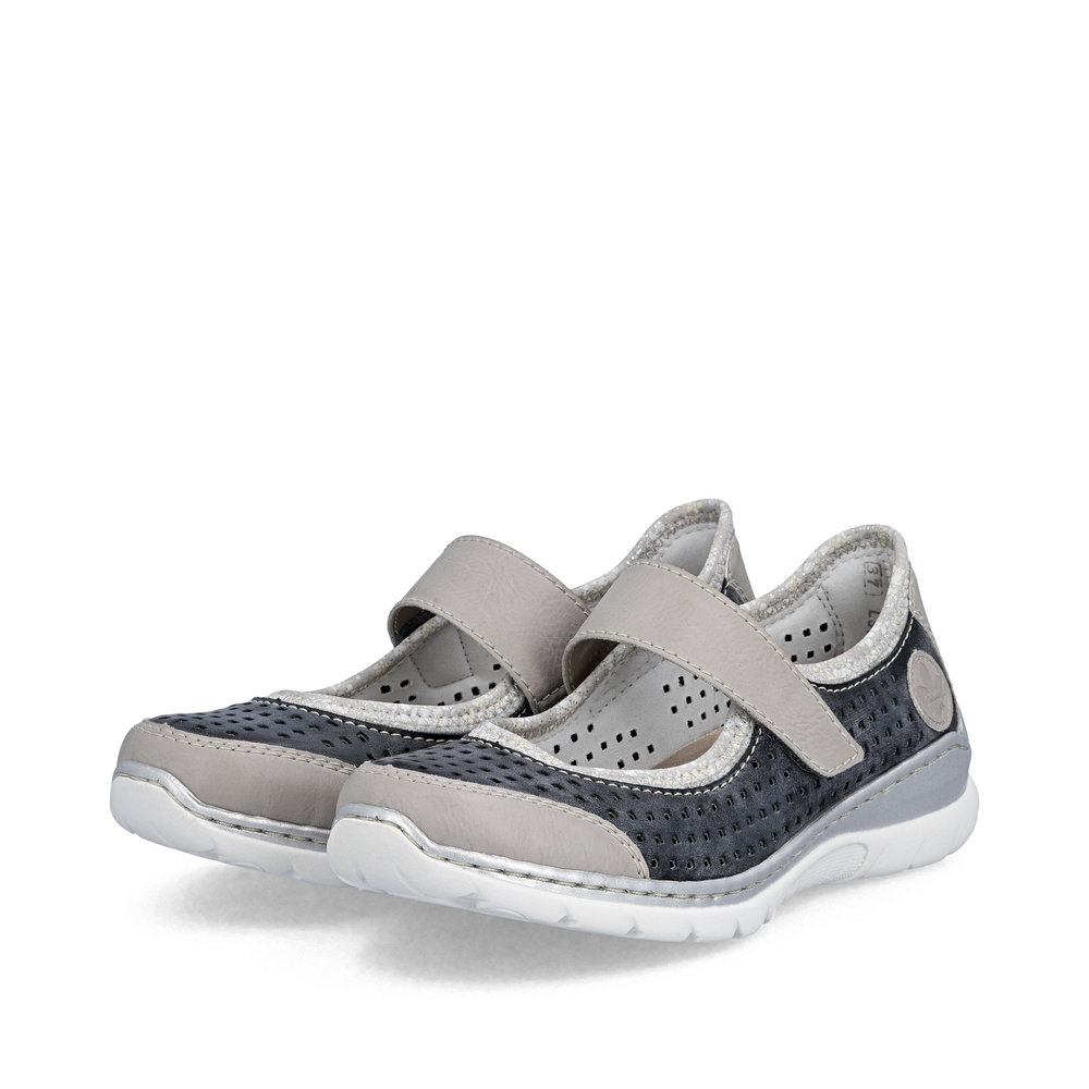 detail Dámské baleríny Rieker L32B5-42 modrá