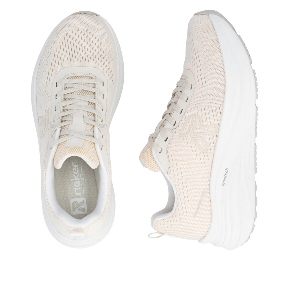detail Dámské tenisky Rieker W4101-60 béžová