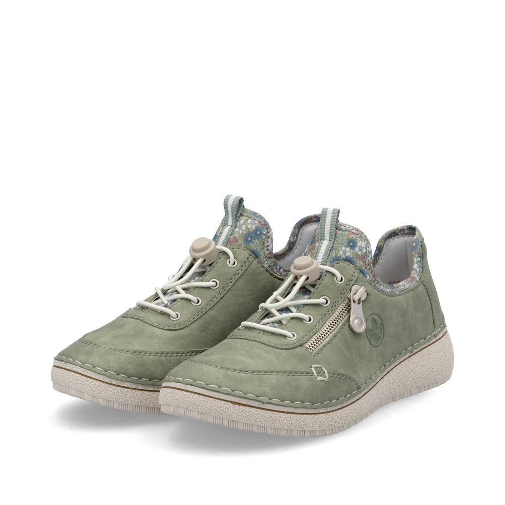 detail Dámské tenisky Rieker 50962-52 zelená