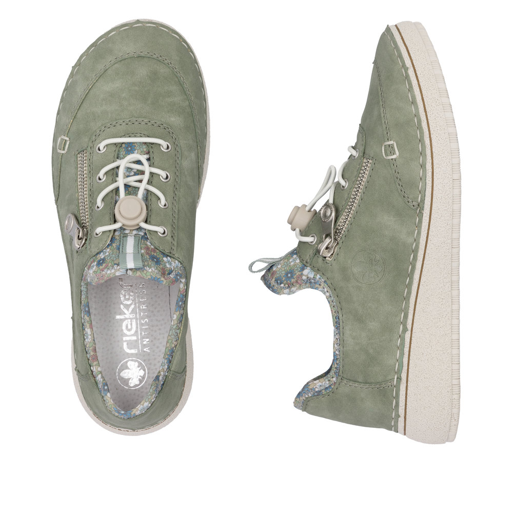 detail Dámské tenisky Rieker 50962-52 zelená