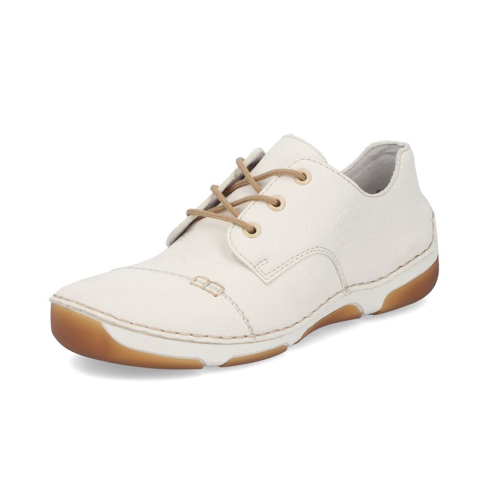 detail Dámské polobotky Rieker 55920-80 bílá