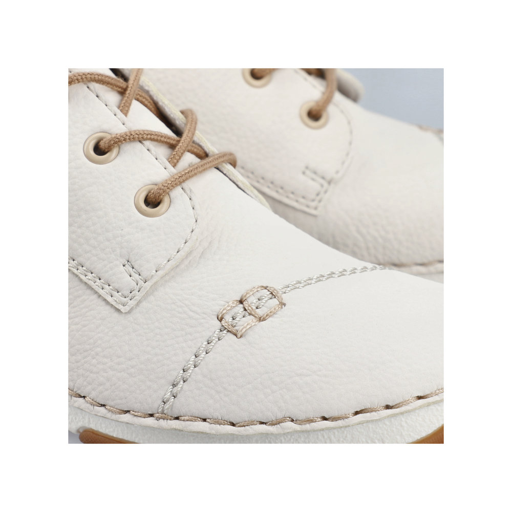 detail Dámské polobotky Rieker 55920-80 bílá