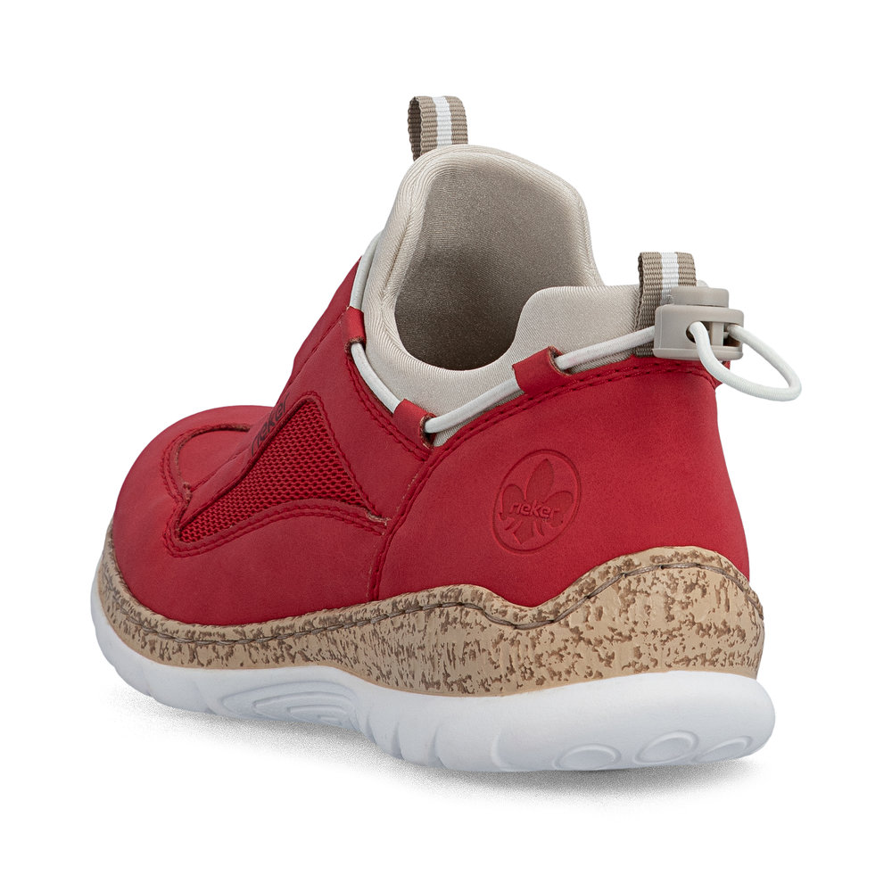 detail Dámské polobotky Rieker N42F9-33 červená