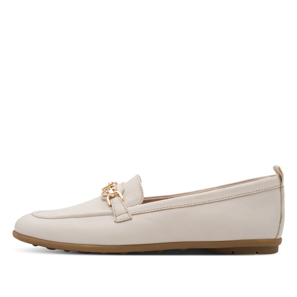 detail Dámské kožené mokasíny Tamaris 24622-46 418 béžová