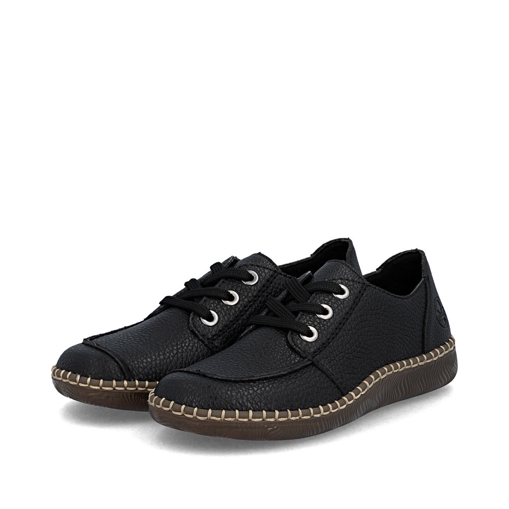 detail Dámské polobotky Rieker N2402-00 černá