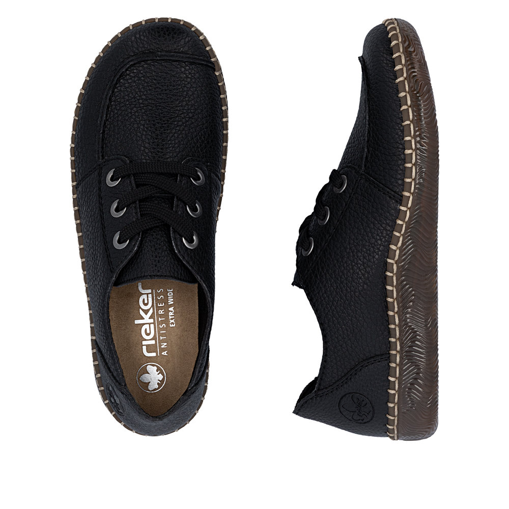 detail Dámské polobotky Rieker N2402-00 černá