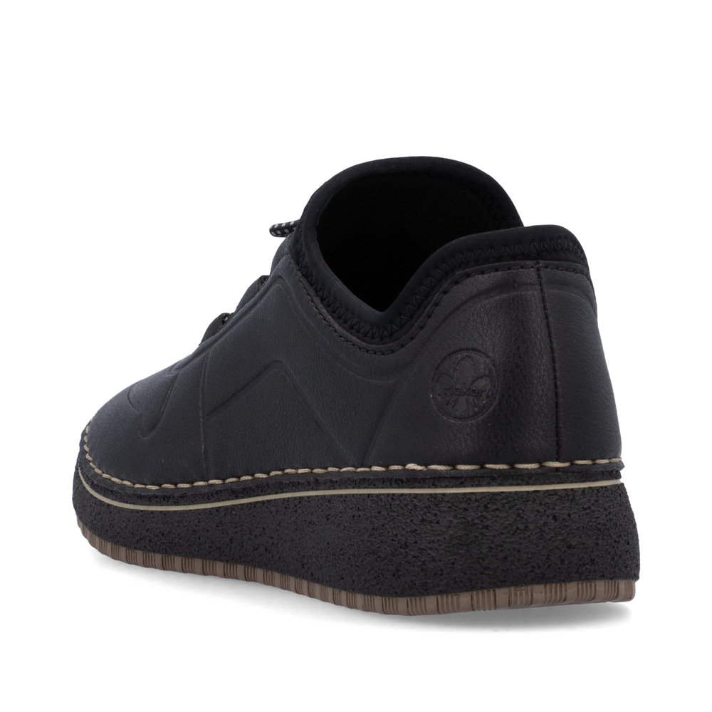 detail Dámské kožené tenisky Rieker 50960-00 černá