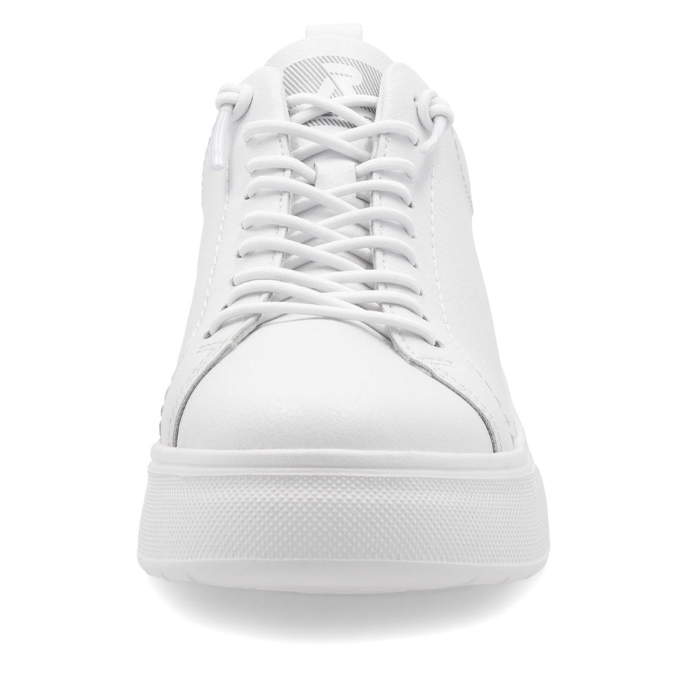 detail Dámské kožené tenisky Rieker W2301-80 bílá