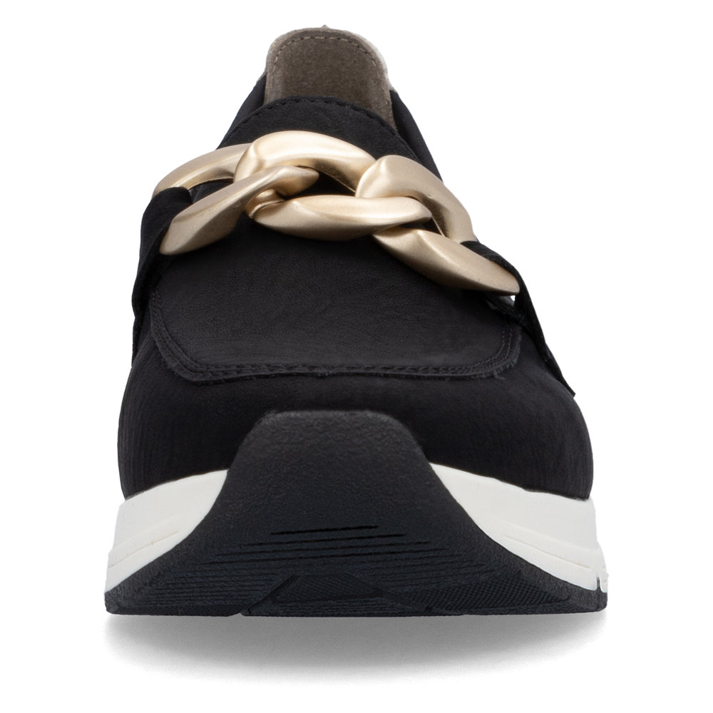 detail Dámské mokasíny Rieker 58944-00 černá