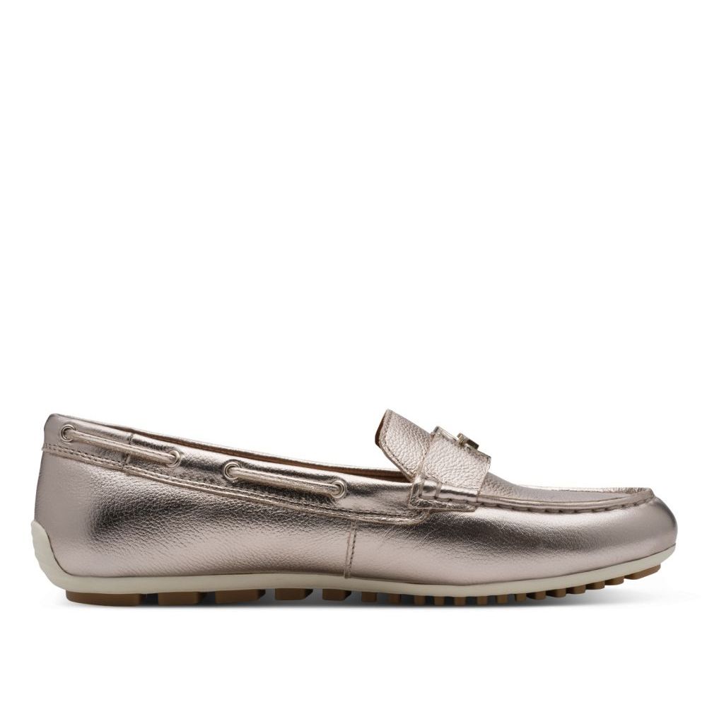 detail Dámské kožené mokasíny Tamaris 24630-44 933 zlatá