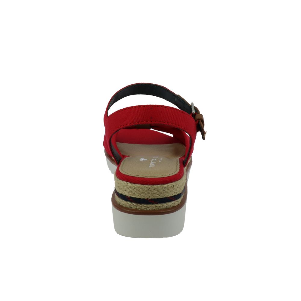 detail Dámské sandály Tom Tailor 1192901 červená