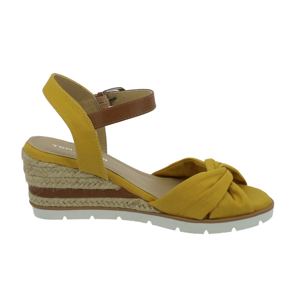 detail Dámské sandály Tom Tailor 1190403 žlutá