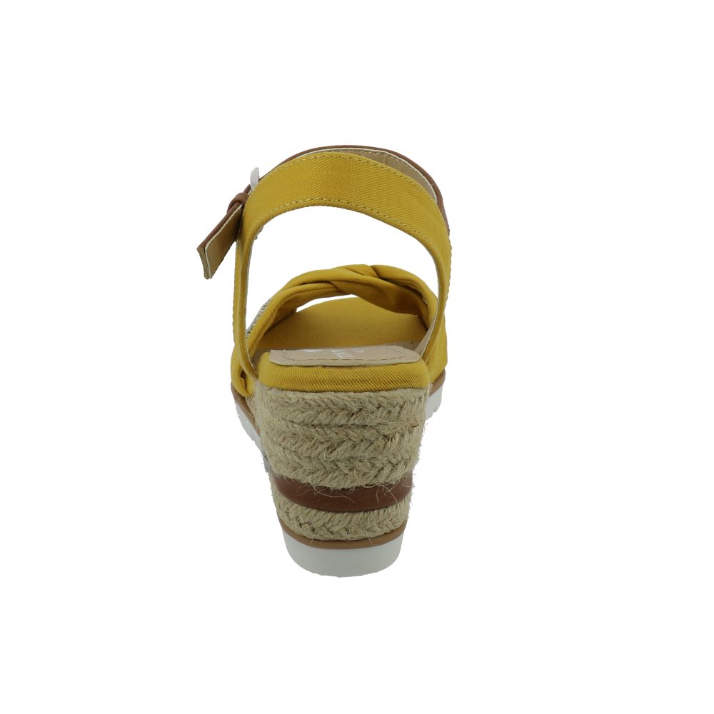 detail Dámské sandály Tom Tailor 1190403 žlutá
