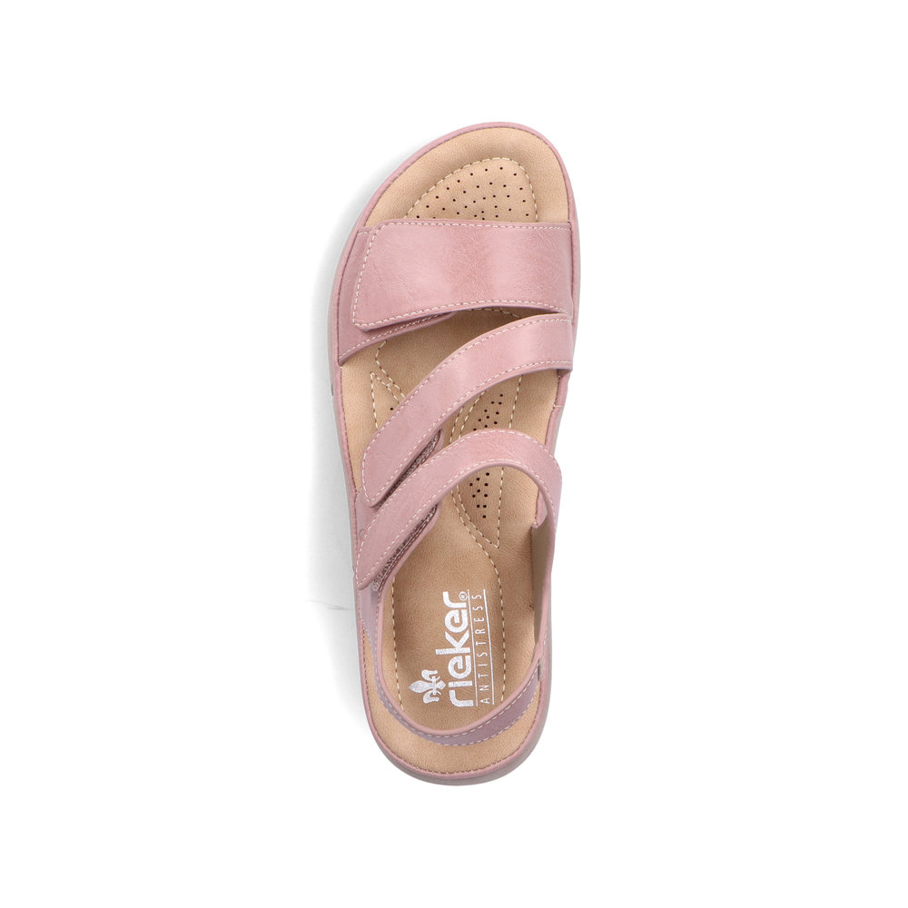 detail Dámské sandály Rieker V8872-31 růžová