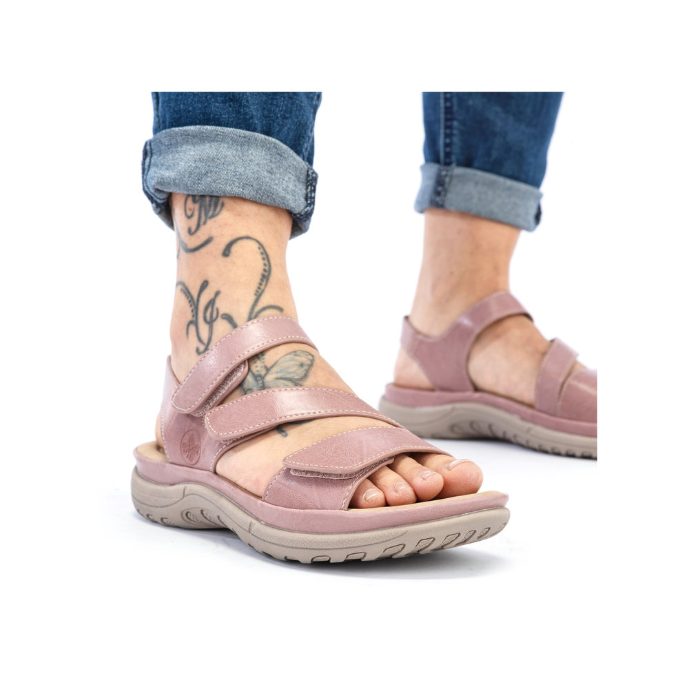 detail Dámské sandály Rieker V8872-31 růžová