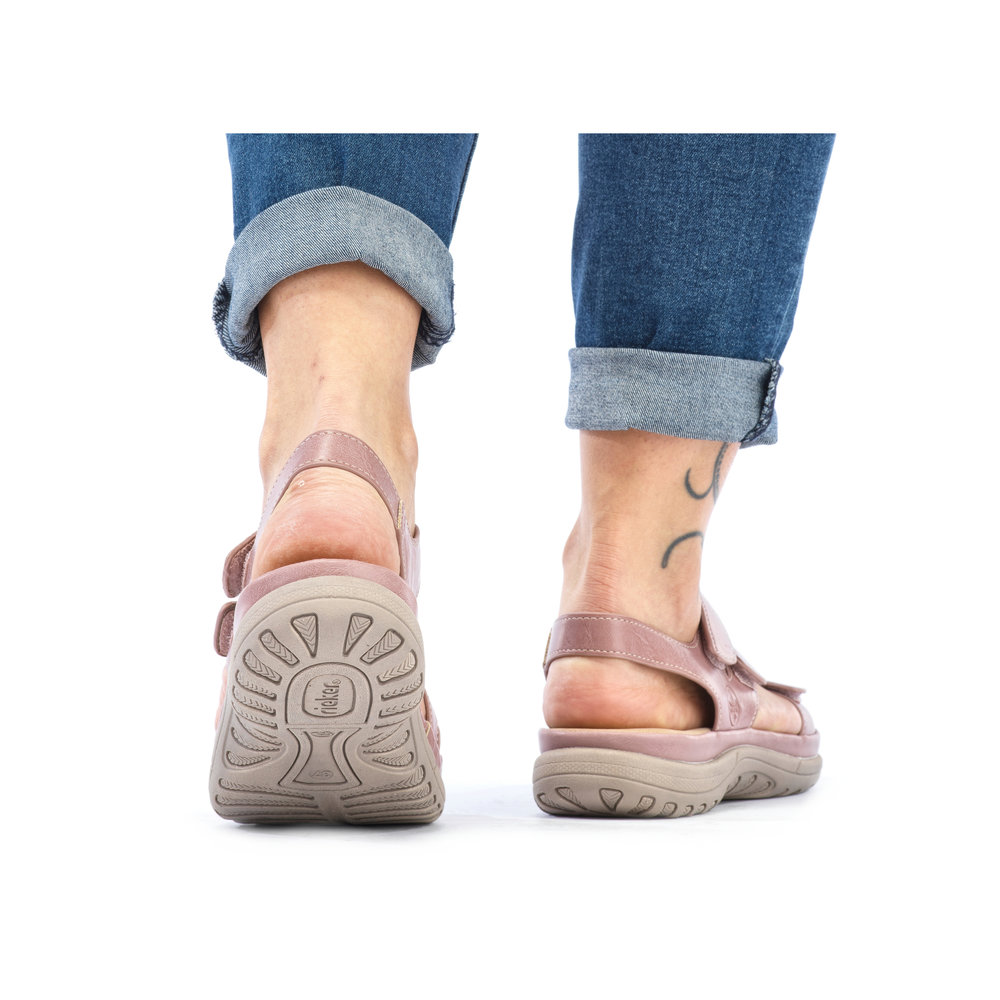 detail Dámské sandály Rieker V8872-31 růžová