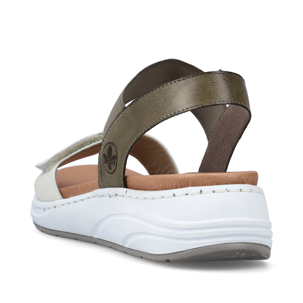 detail Dámské sandály Rieker 64300-54 zelená