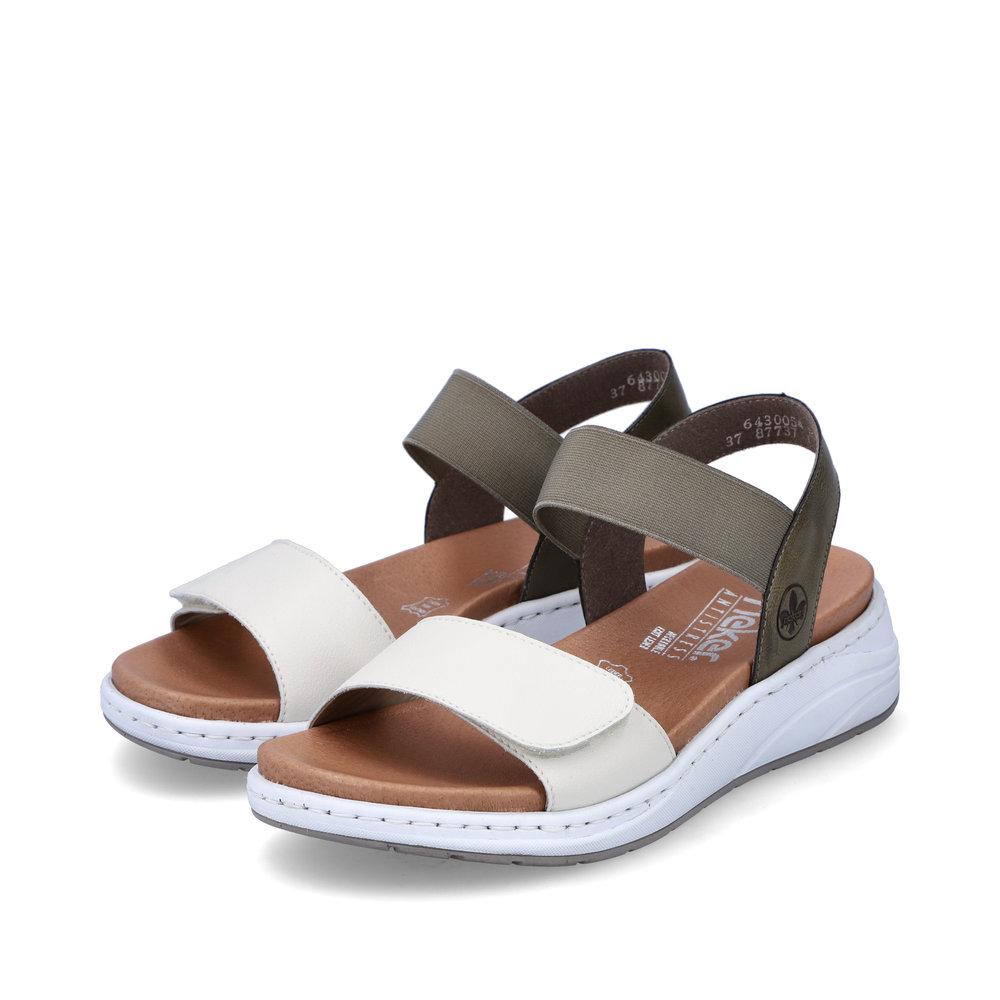 detail Dámské sandály Rieker 64300-54 zelená