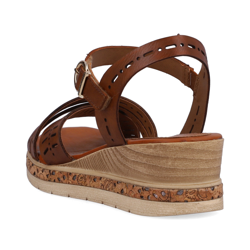 detail Dámské sandály Remonte D3063-24 hnědá