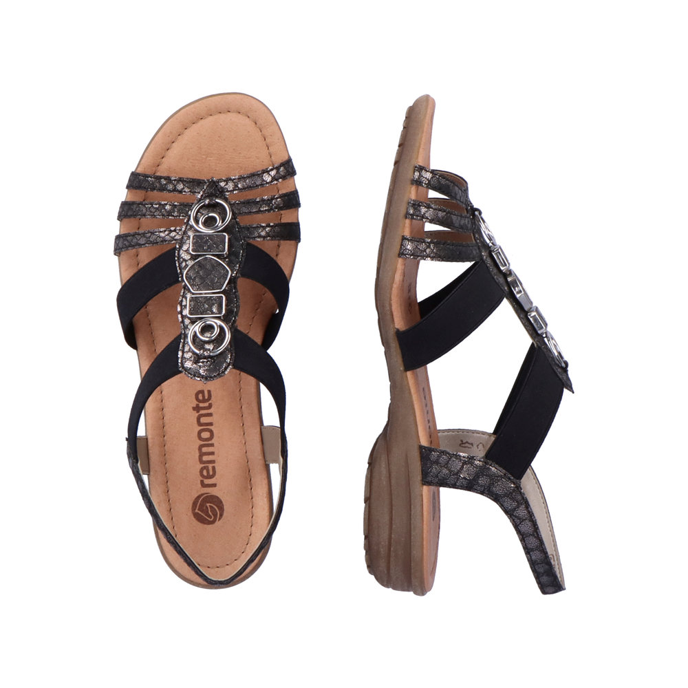detail Dámské sandály Remonte R3654-01 černá