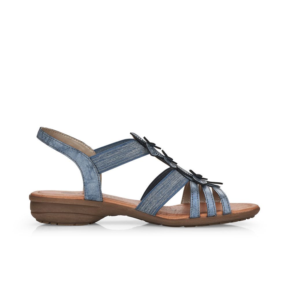 detail Dámské sandály Remonte R3663-14 modrá