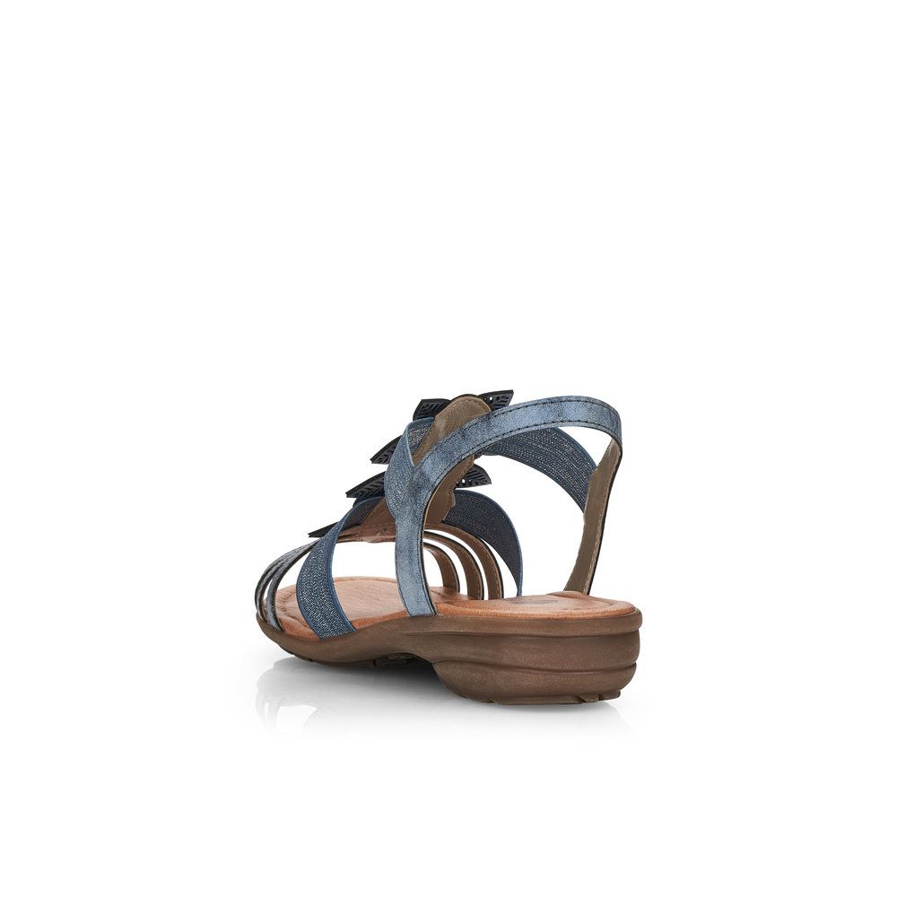 detail Dámské sandály Remonte R3663-14 modrá