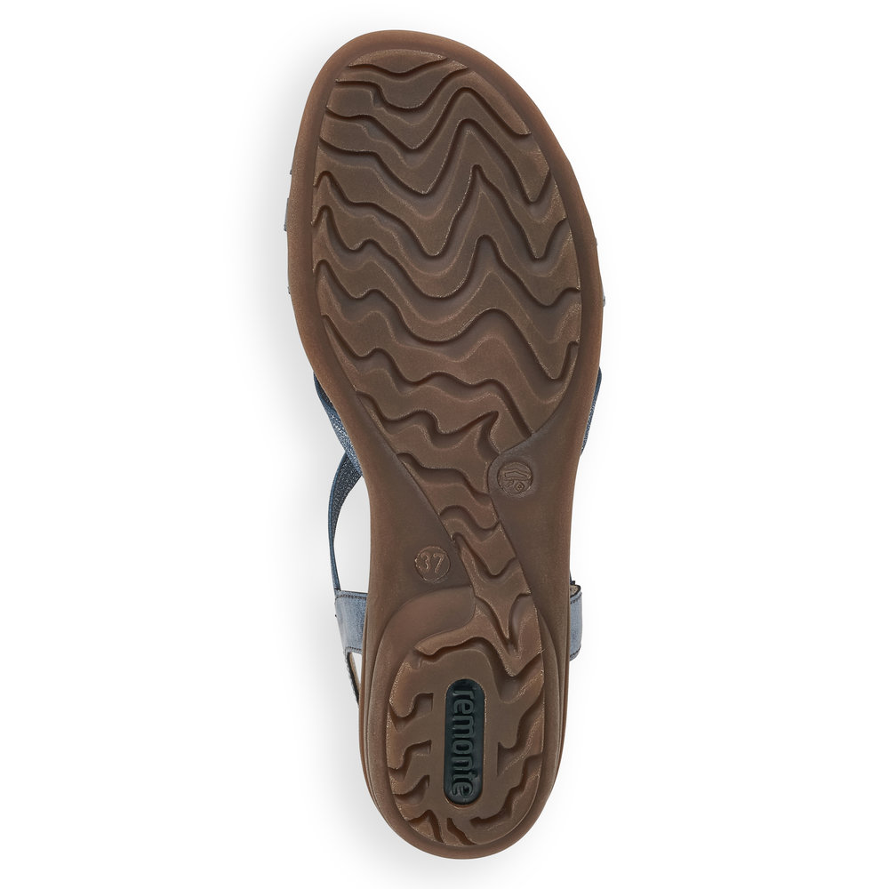 detail Dámské sandály Remonte R3663-14 modrá