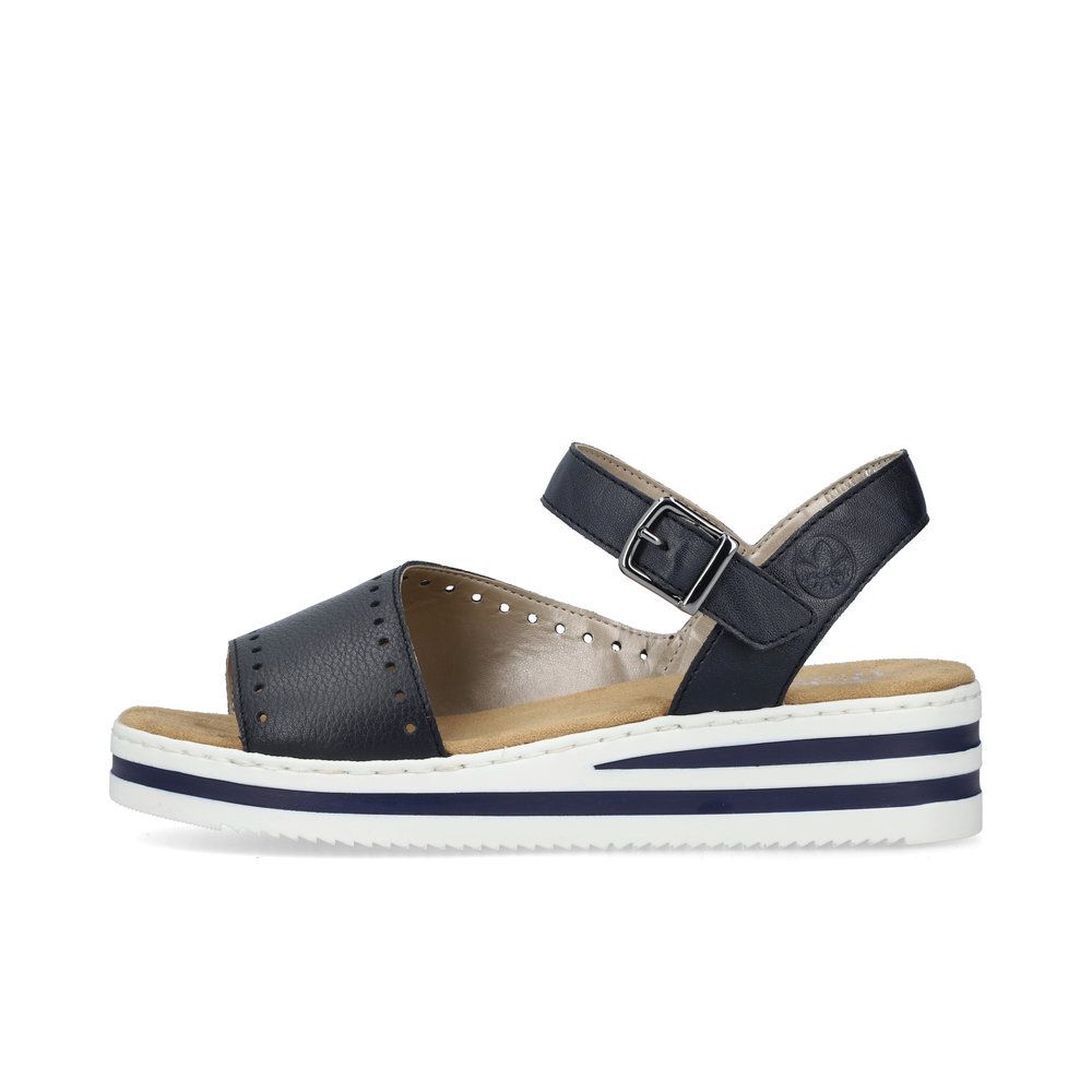 detail Dámské sandály Rieker V0255-14 modrá