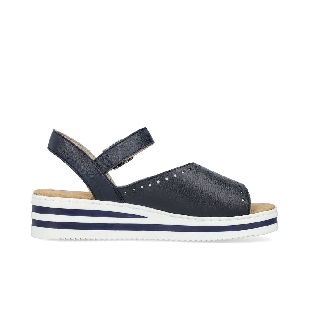 detail Dámské sandály Rieker V0255-14 modrá