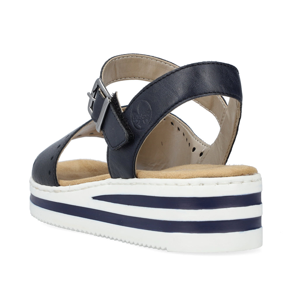 detail Dámské sandály Rieker V0255-14 modrá